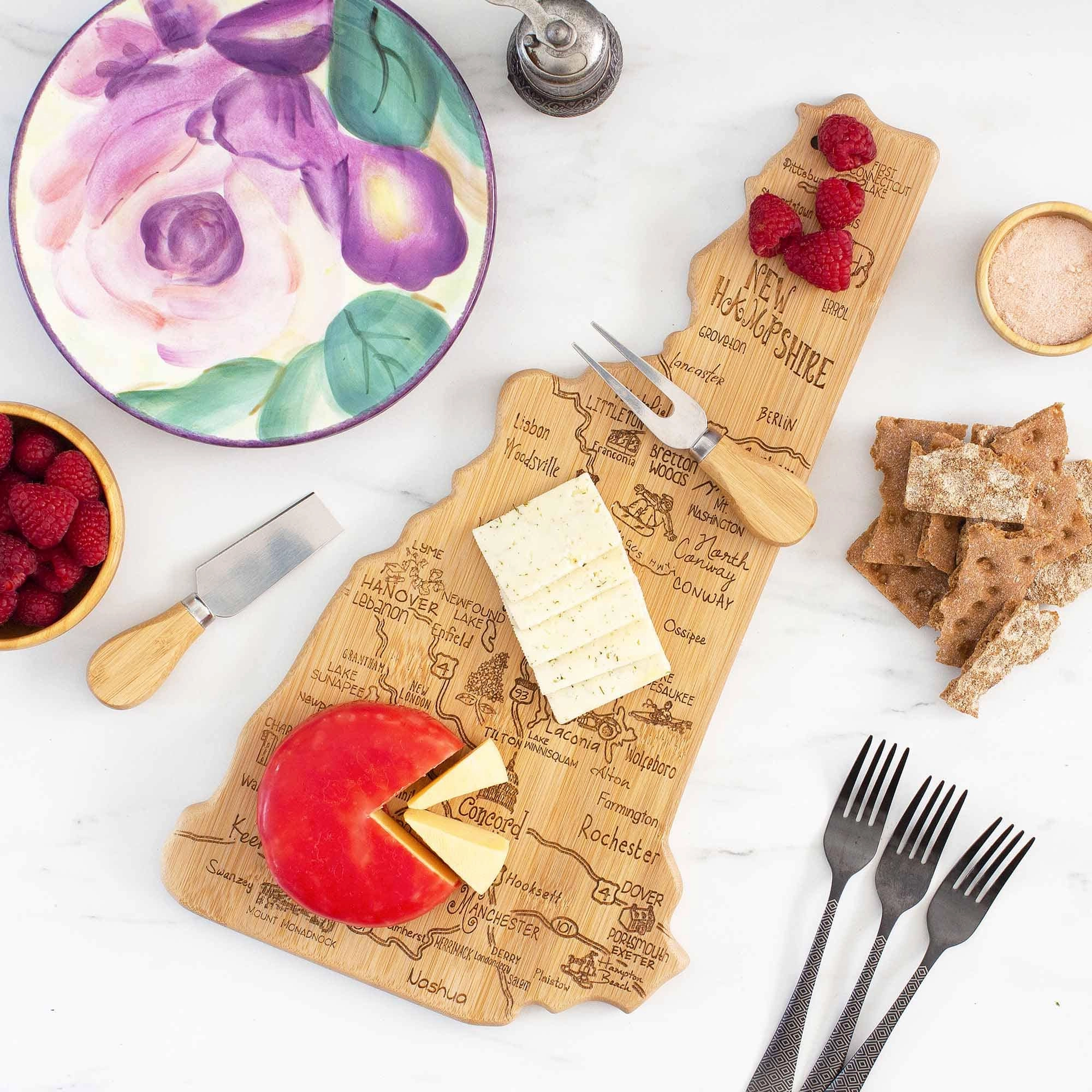 Destination New Hampshire Cutting Board, 9" x 17"