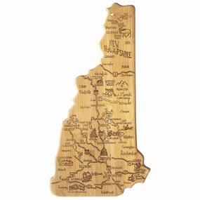 Destination New Hampshire Cutting Board, 9" x 17" cutting board,chopping board,kitchen tools