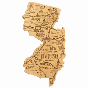 Destination New Jersey Cutting Board, 8-5/8" x 16-5/8" cutting board,chopping board,kitchen tools