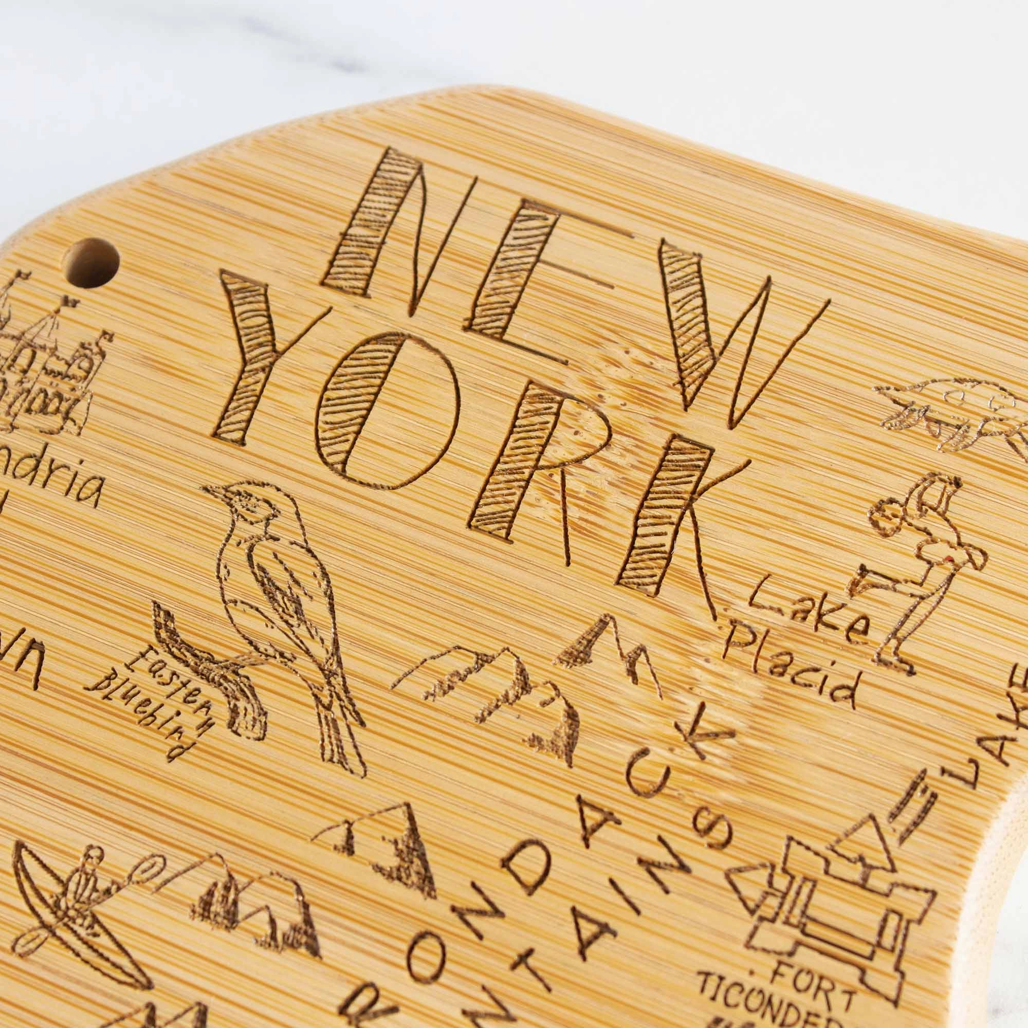 Destination New York Cutting Board, 13-1/4" x 12"