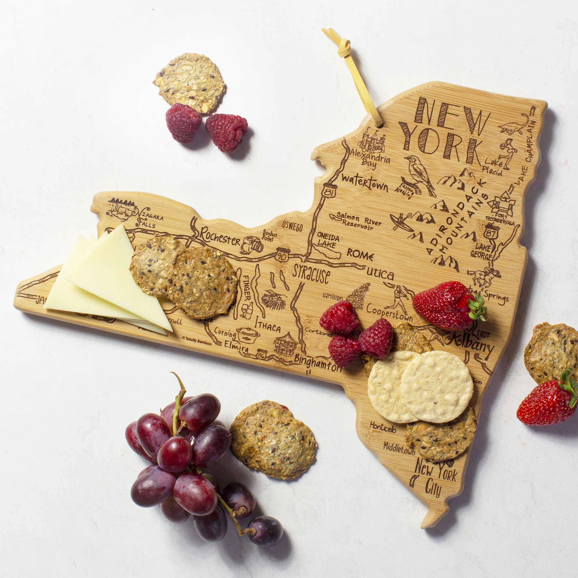 Destination New York Cutting Board, 13-1/4" x 12"