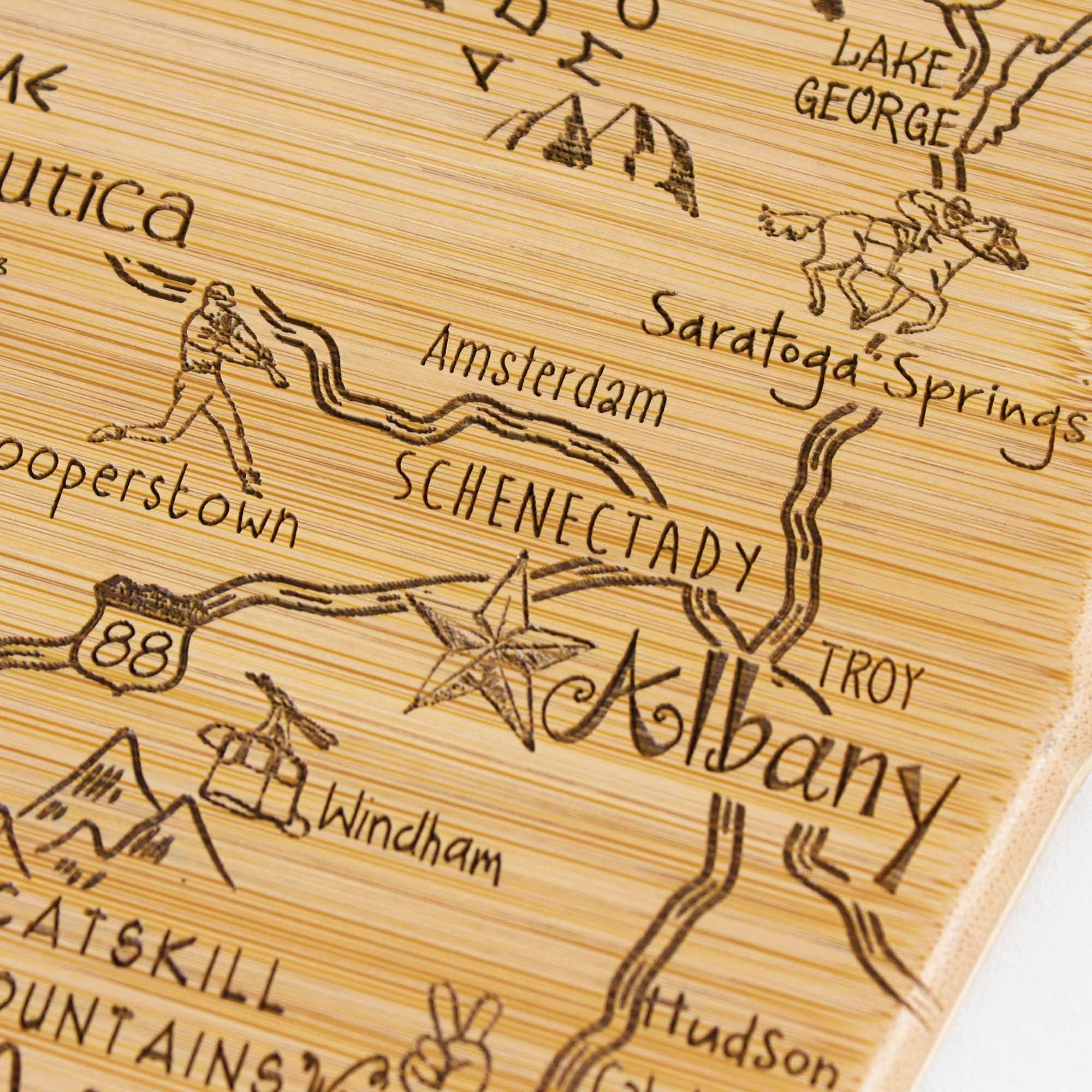 Destination New York Cutting Board, 13-1/4" x 12"