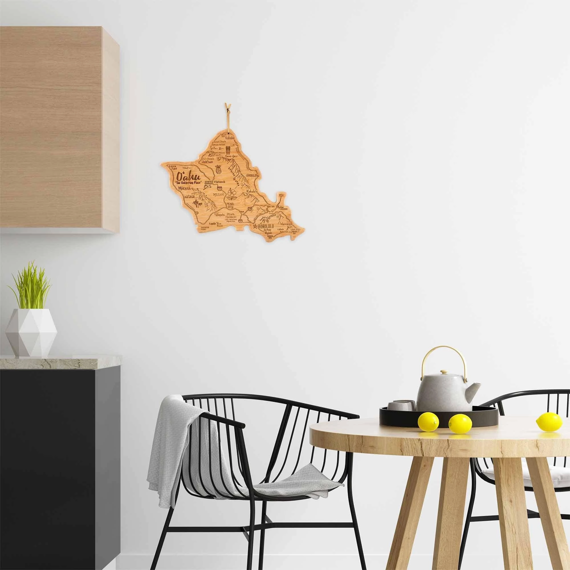 Destination Oahu Cutting Board, 14" x 11"