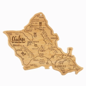 Destination Oahu Cutting Board, 14" x 11" cutting board,chopping board,kitchen tools