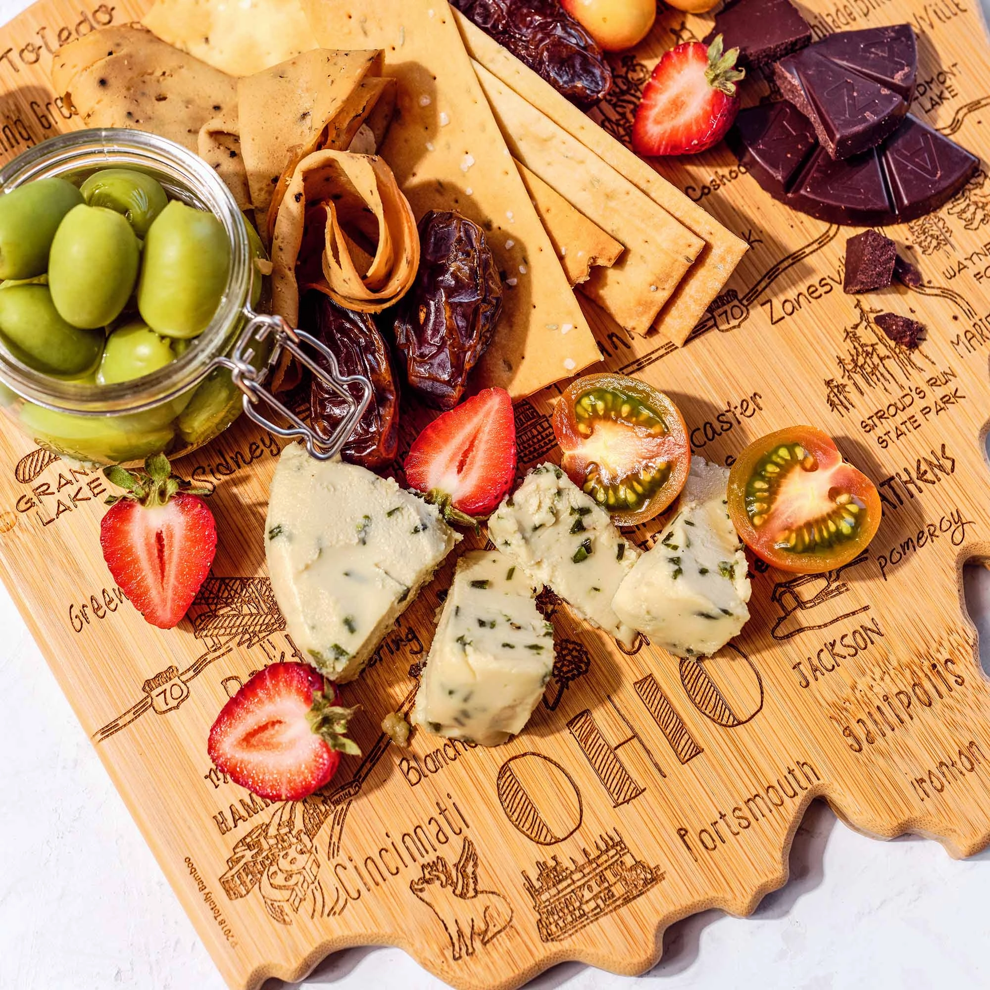 Destination Ohio Cutting Board, 12" x 13-1/2"