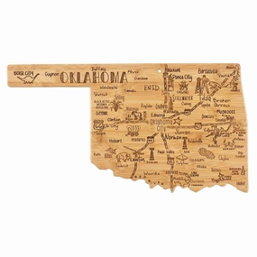 Destination Oklahoma Cutting Board, 16-3/4" x 9" cutting board,chopping board,kitchen tools