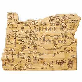 Destination Oregon Cutting Board, 14-1/2" x 10-3/4" cutting board,chopping board,kitchen tools