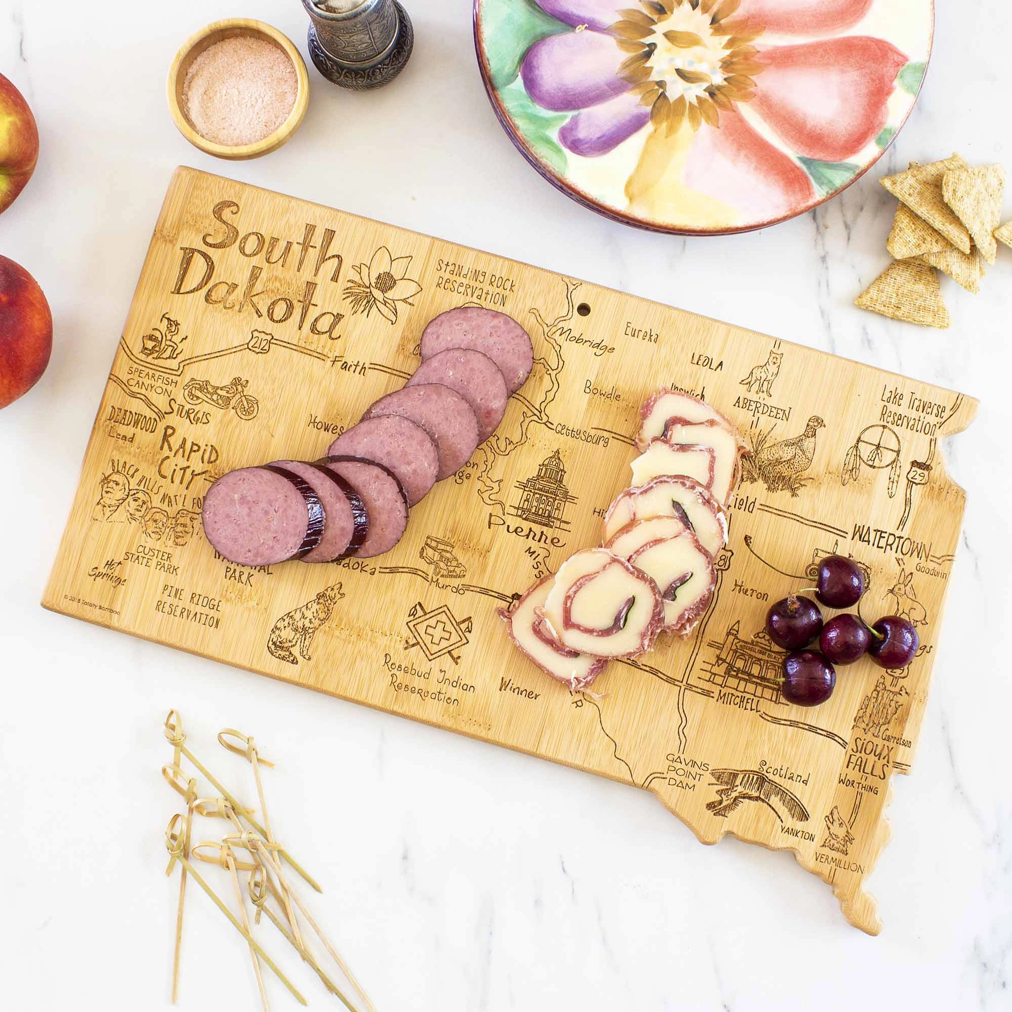 Destination South Dakota Cutting Board, 9-3/4" x 16"