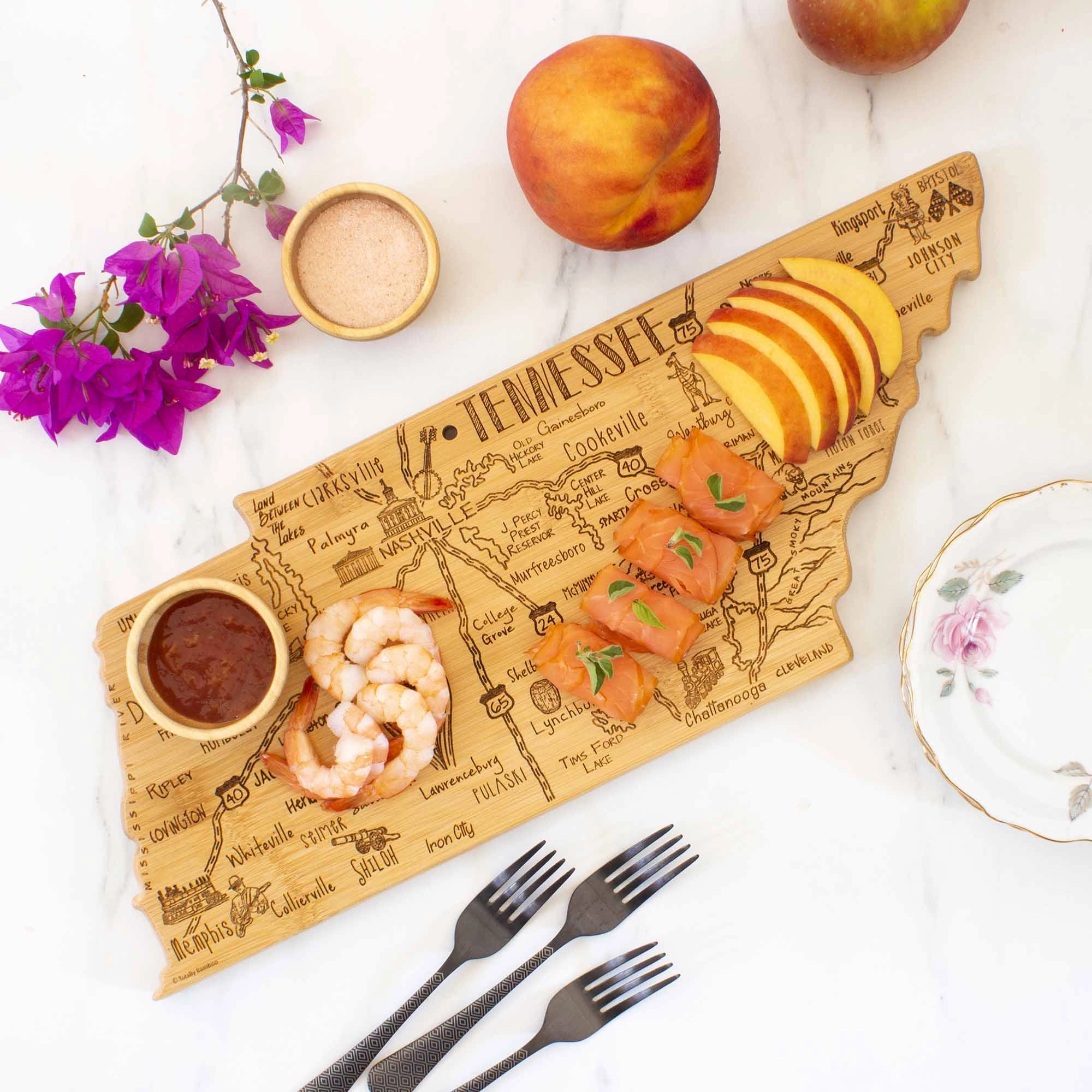 Destination Tennessee Cutting Board, 18-1/2" x 7"