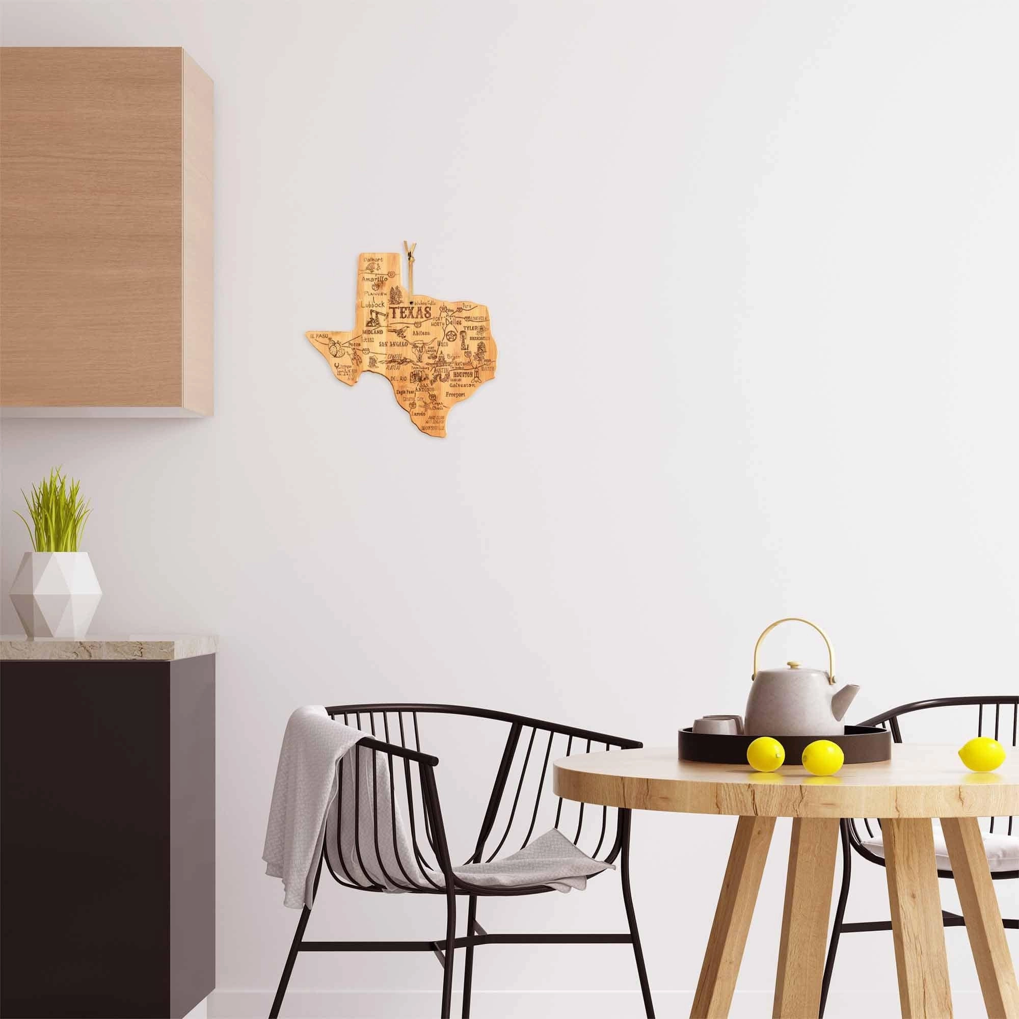 Destination Texas Cutting Board, 14" x 13-3/8"