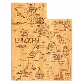 Destination Utah Cutting Board, 11" x 14-1/4" cutting board,chopping board,kitchen tools