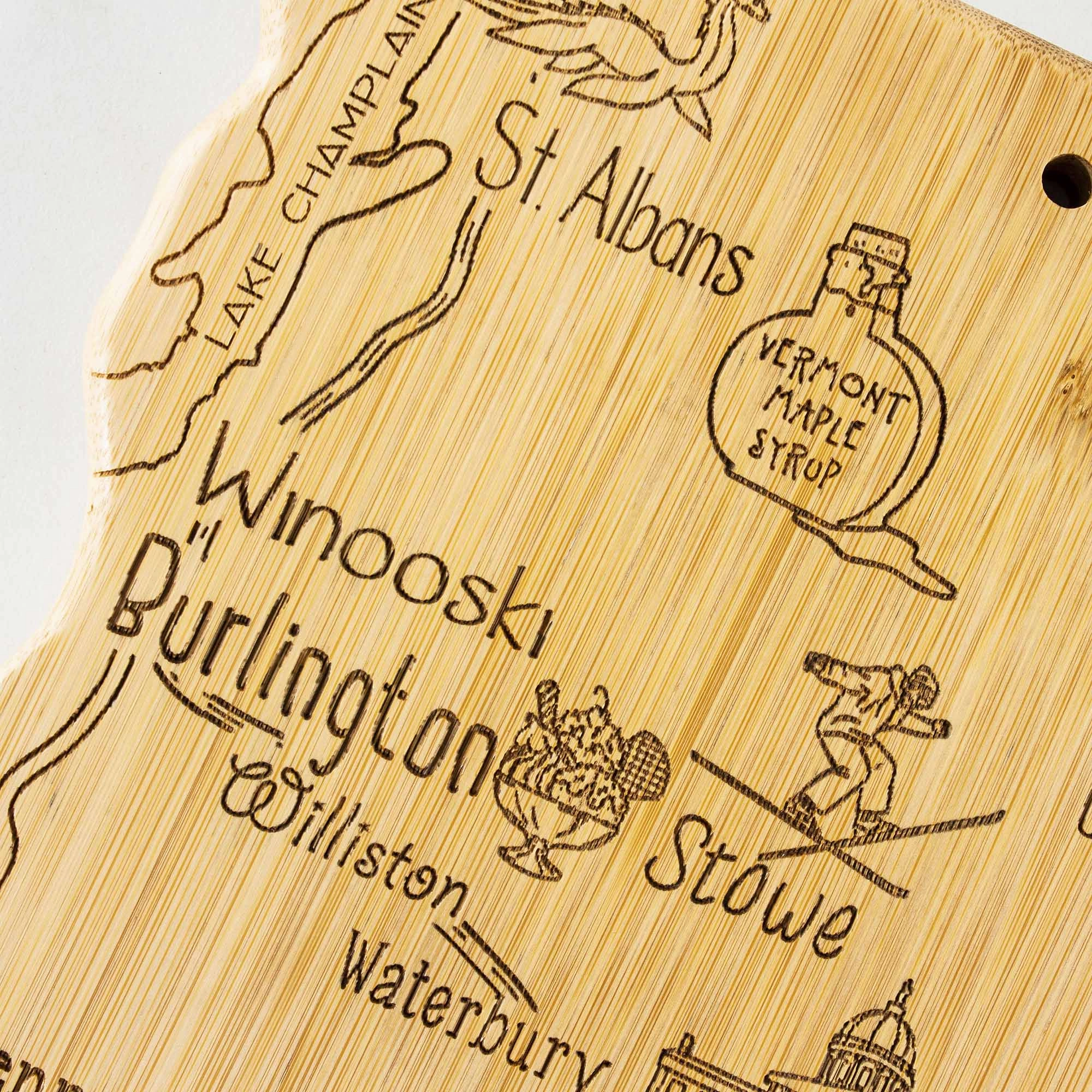 Destination Vermont Cutting Board, 16" x 10"