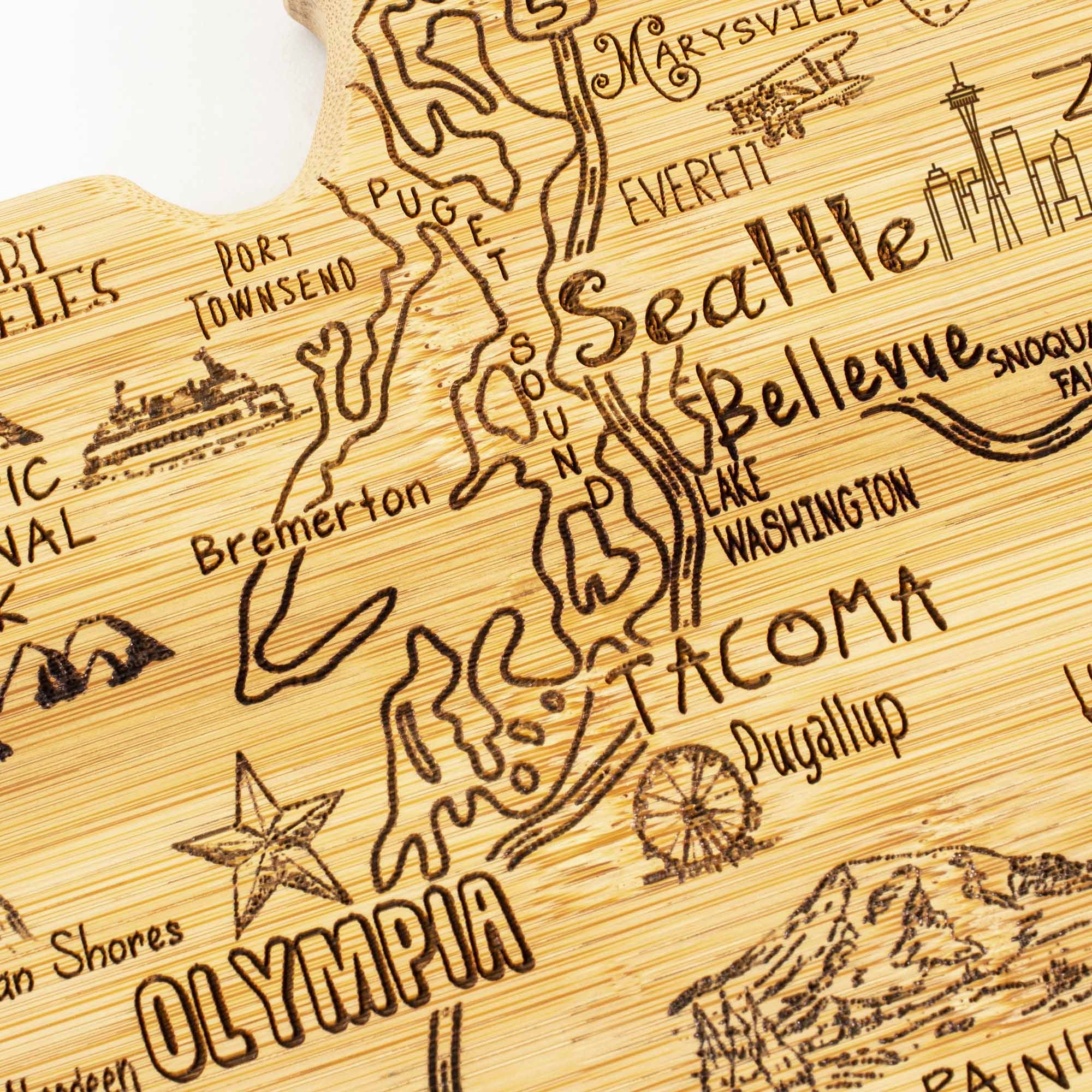 Destination Washington Cutting Board, 15-1/2" x 10"