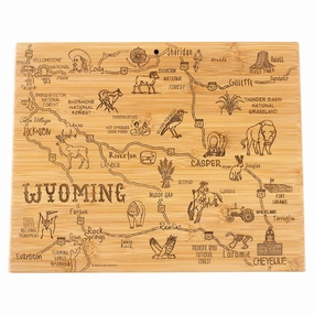 Destination Wyoming Cutting Board, 11" x 14-1/4" cutting board,chopping board,kitchen tools
