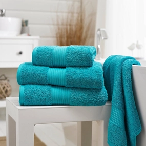 Deyongs Bliss Supersoft Pima Towel Teal bathroom essentials,bathroom accessories,bathroom set