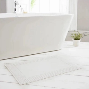 Deyongs Bliss White Co-ordinating Bath Mat 50x80cm bathroom essentials,bathroom accessories,bathroom set