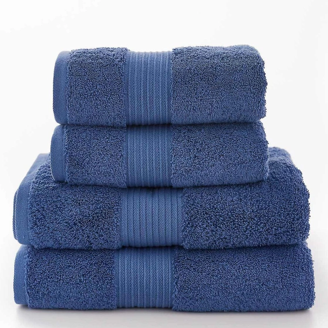 Deyongs Pima Cotton Luxury Bliss Plain Face Towel Denim