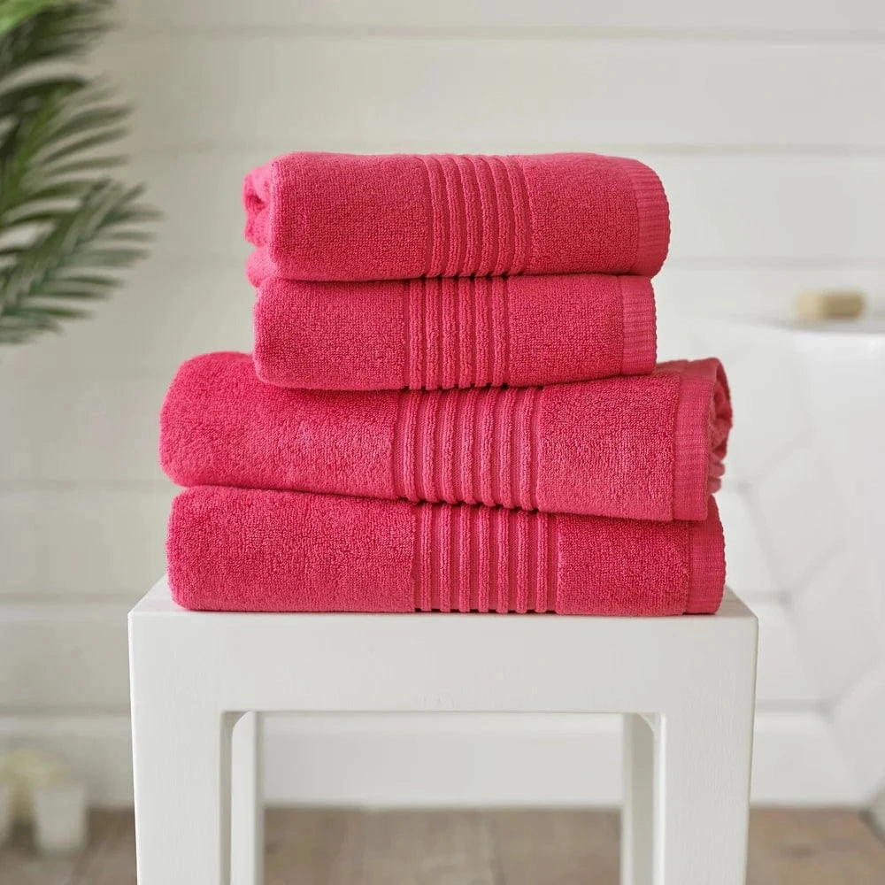 Deyongs Quik Dri 100% Cotton Bath Towel In Fuschia