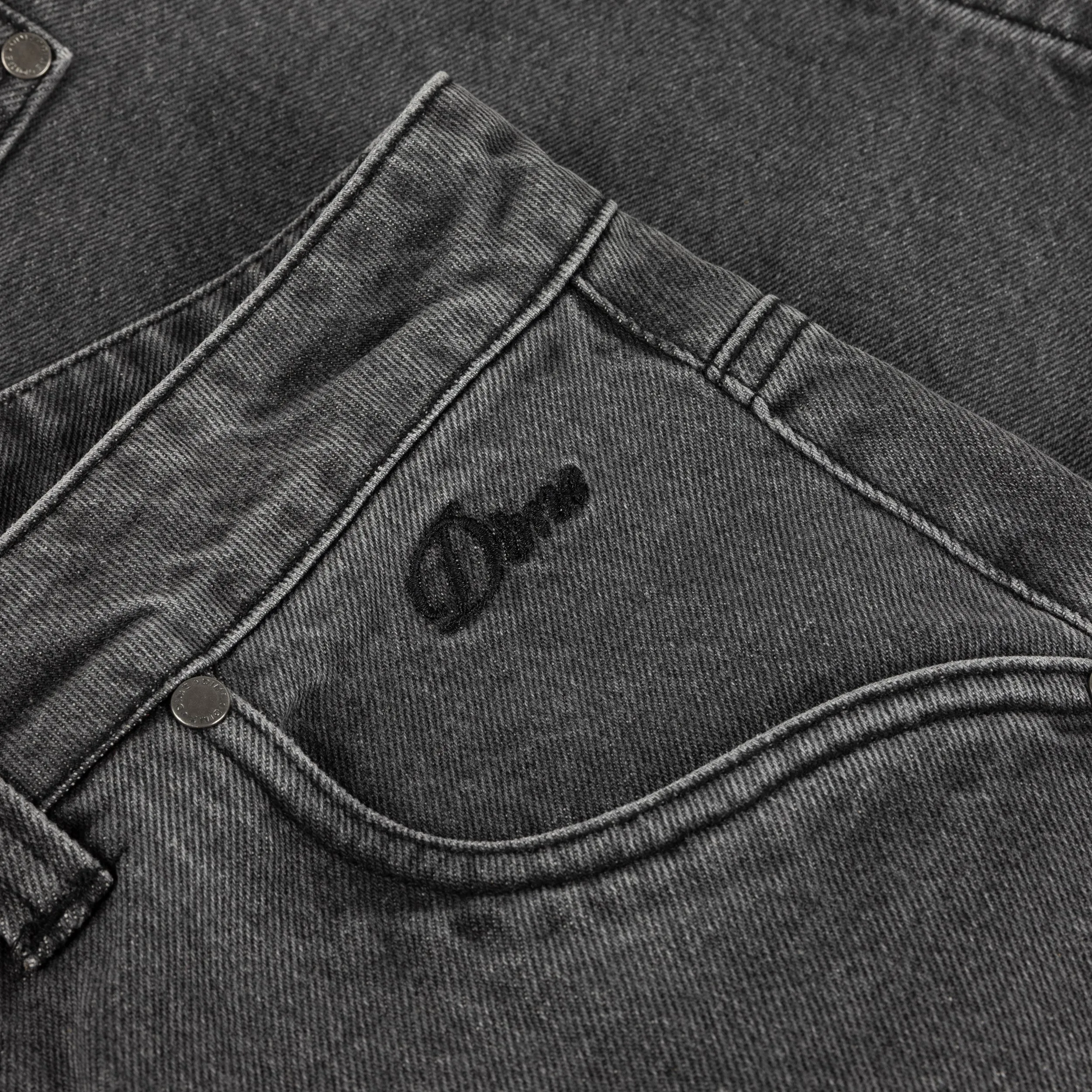 Dime Carpenter Denim Shorts - Faded Black Clothing_Dime