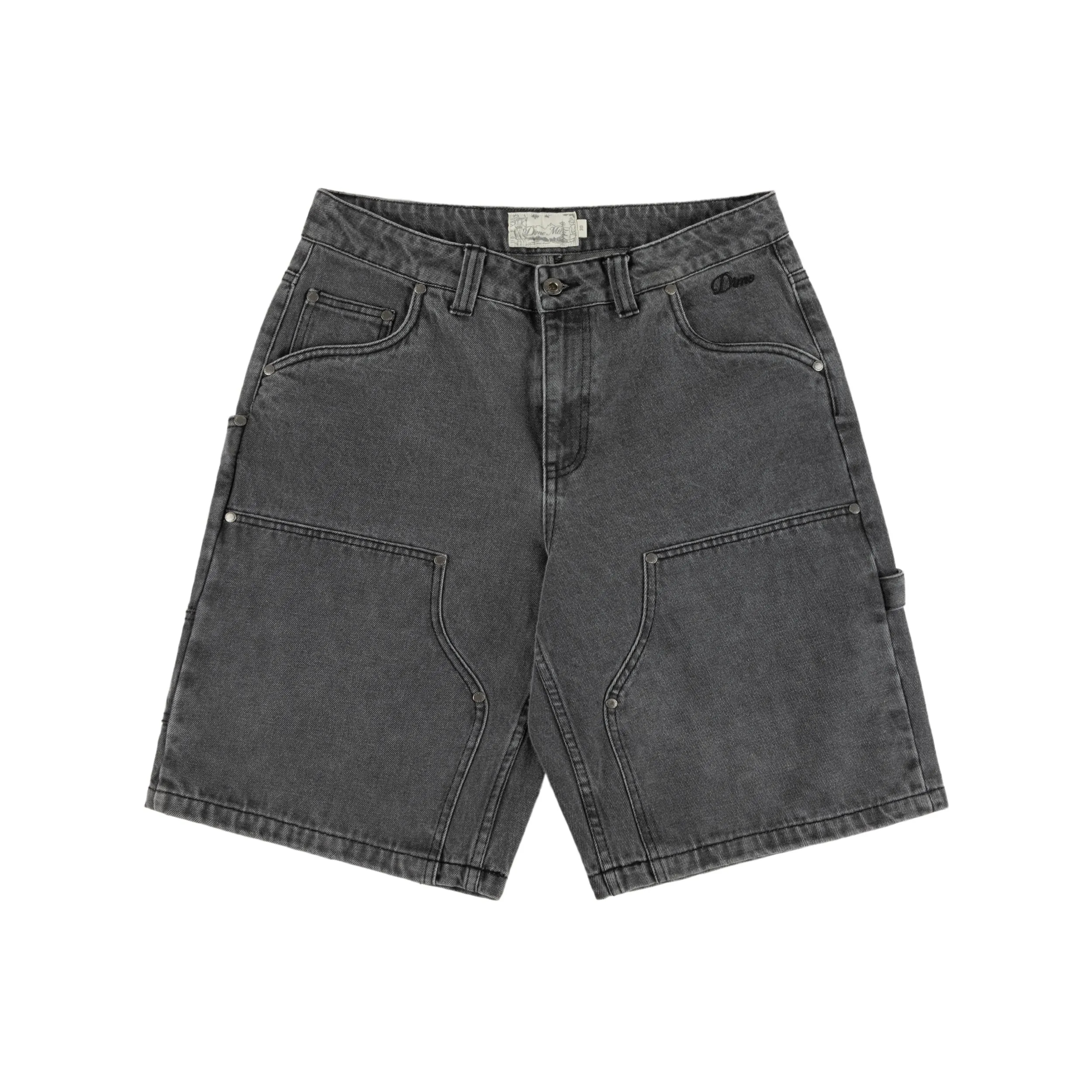 Dime Carpenter Denim Shorts - Faded Black Clothing_Dime