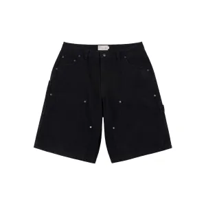 Dime Carpenter Denim Shorts - Jet Black Clothing_Dime