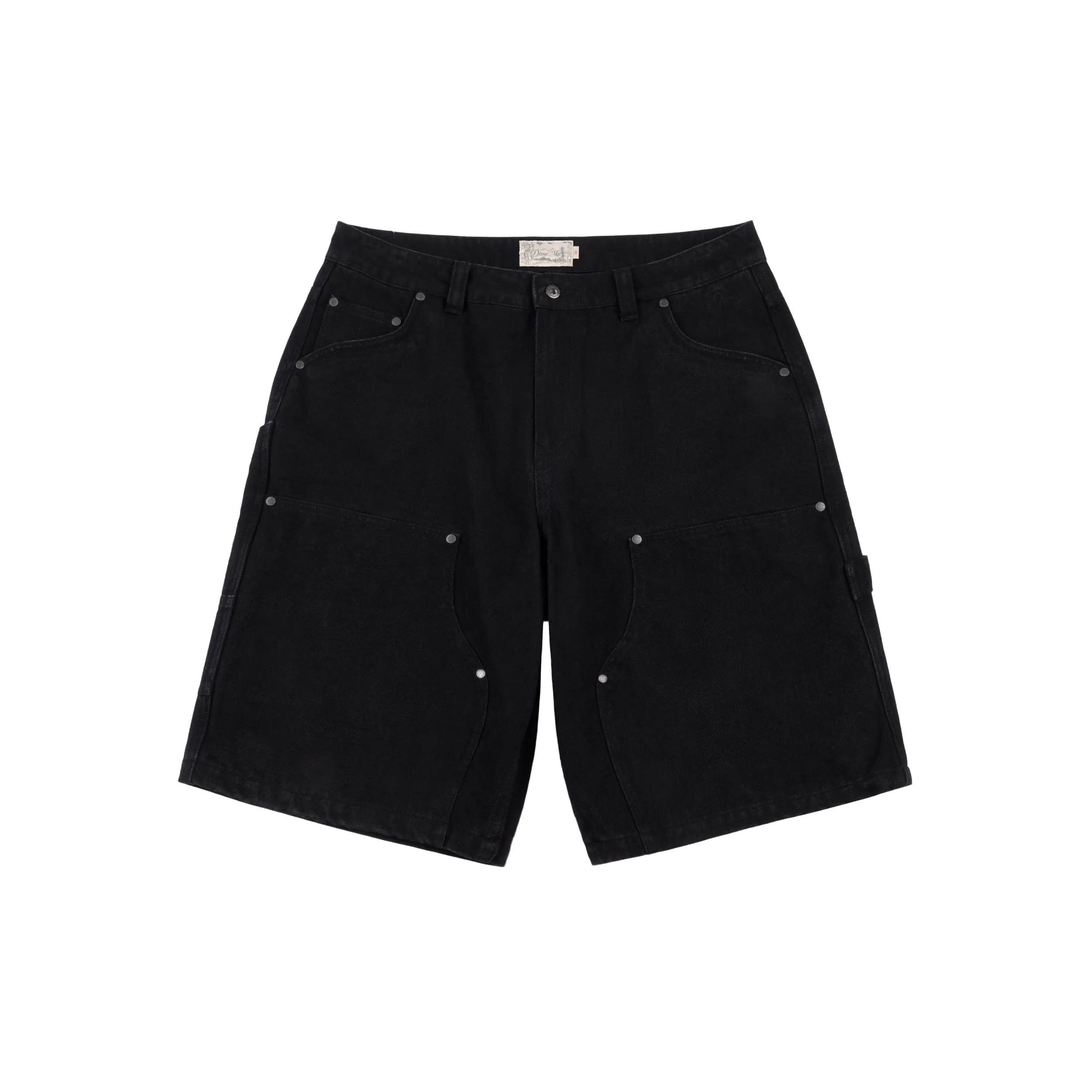 Dime Carpenter Denim Shorts - Jet Black Clothing_Dime