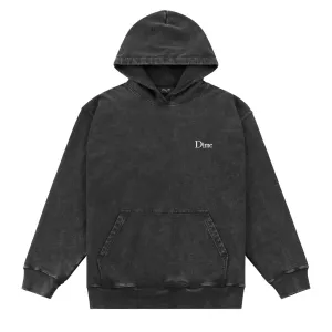 Dime Classic Faded French Terry Hoodie - Black Clothing_Dime