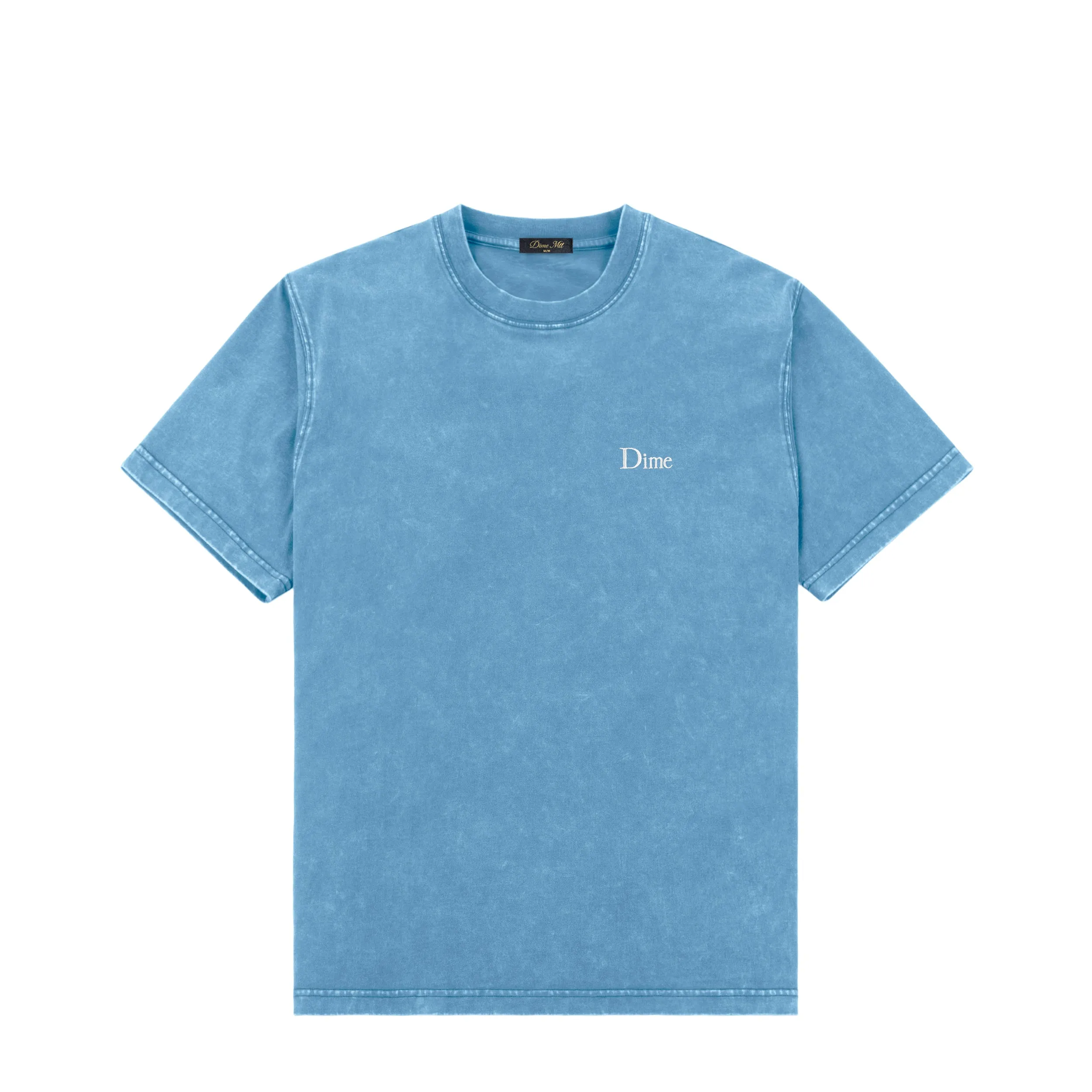 Dime Classic Faded Small Logo T-Shirt - Sky Clothing_Dime