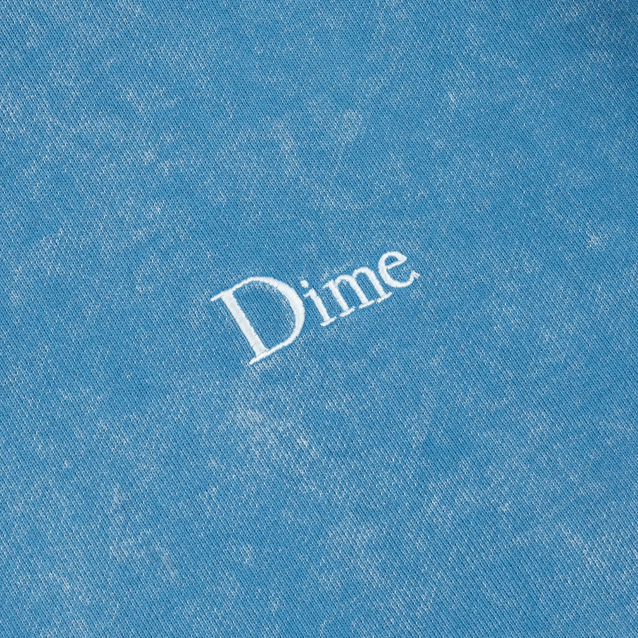 Dime Classic Faded Small Logo T-Shirt - Sky Clothing_Dime