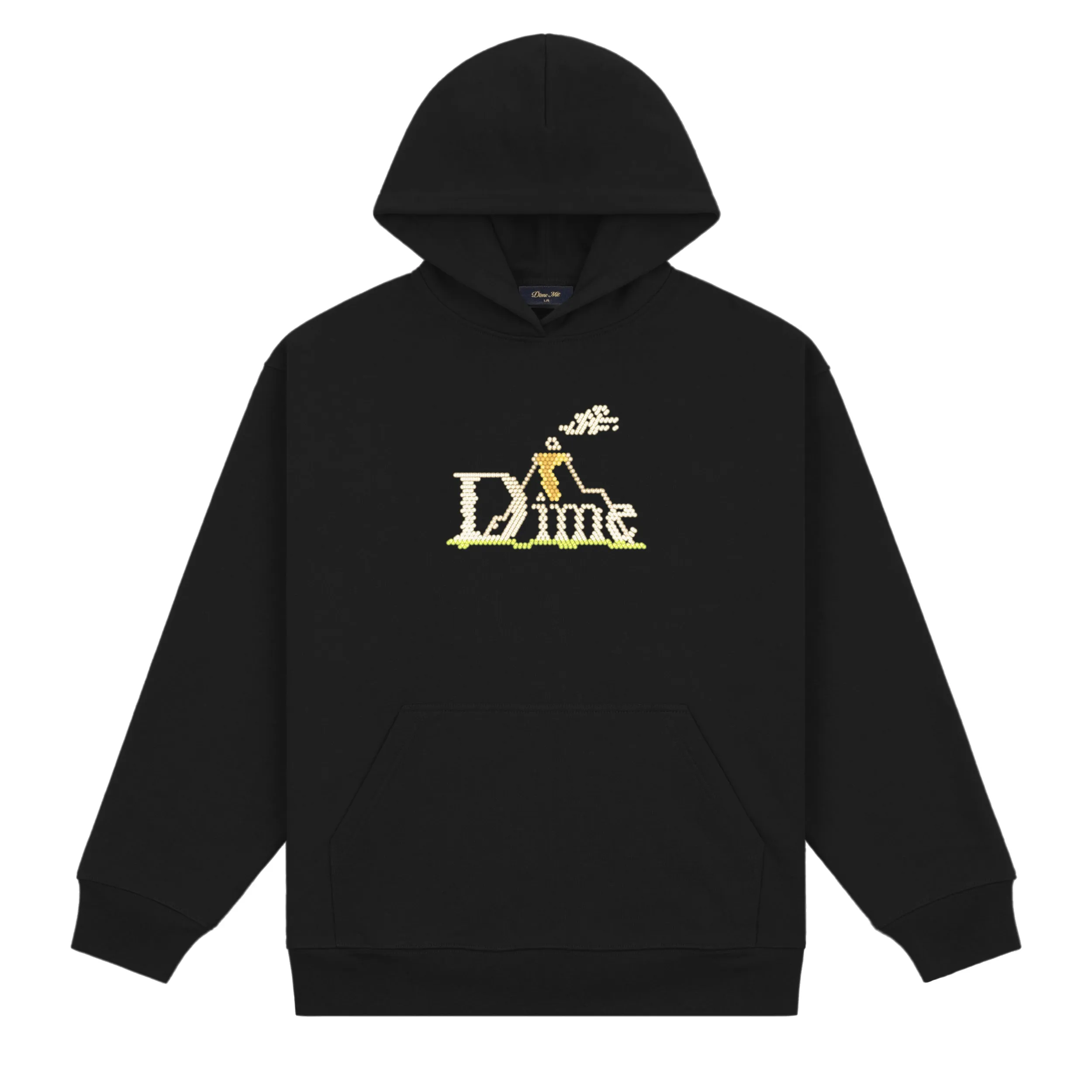 Dime Classic Lightbright Hoodie - Black Clothing_Dime