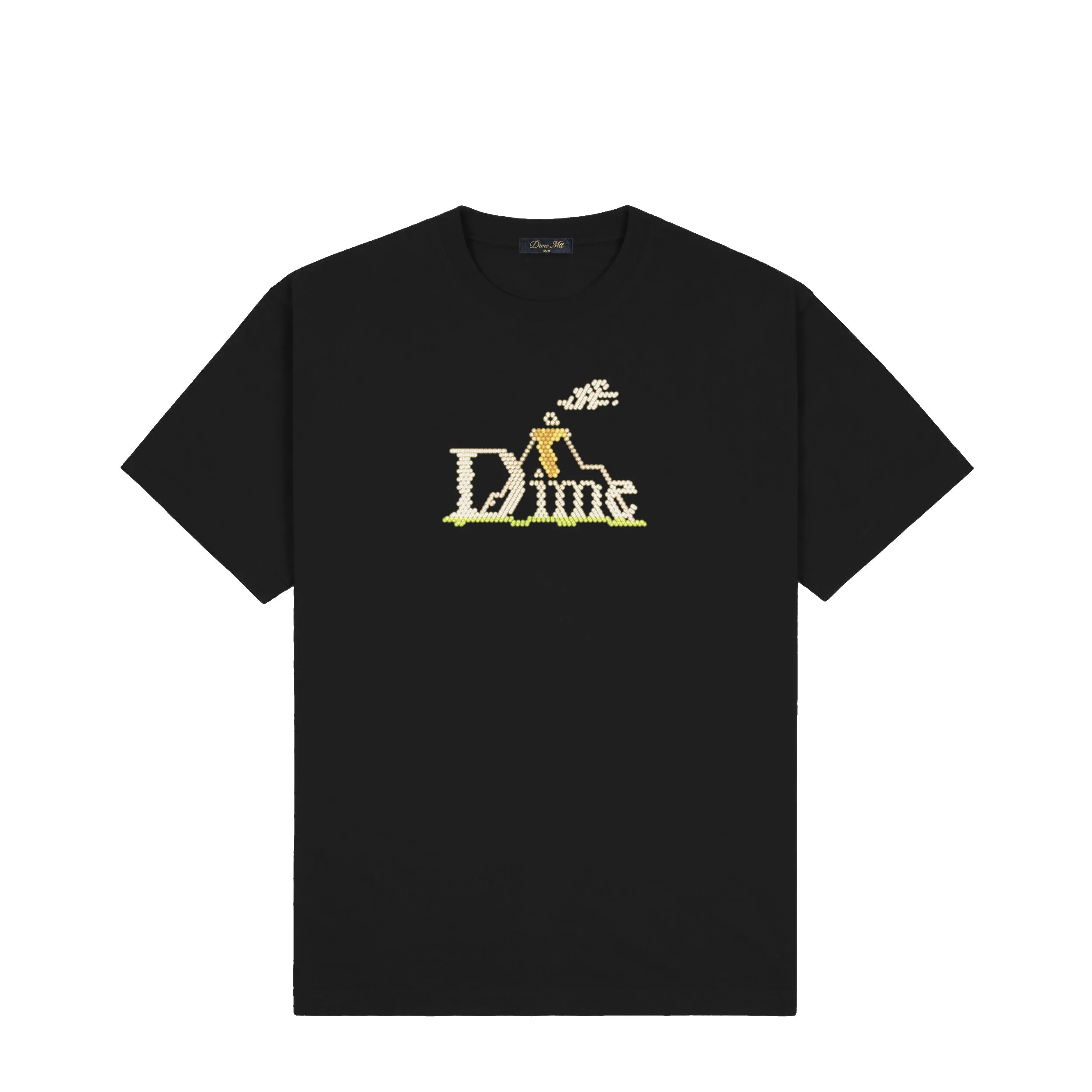 Dime Classic Lightbright T-Shirt - Black Clothing_Dime