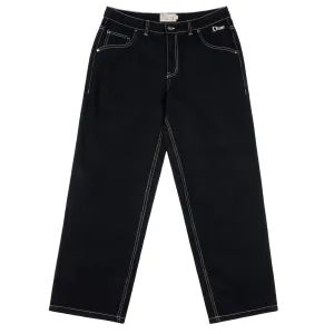 Dime Classic Relaxed Denim Pants - Black/Contrast Stitch Clothing_Dime