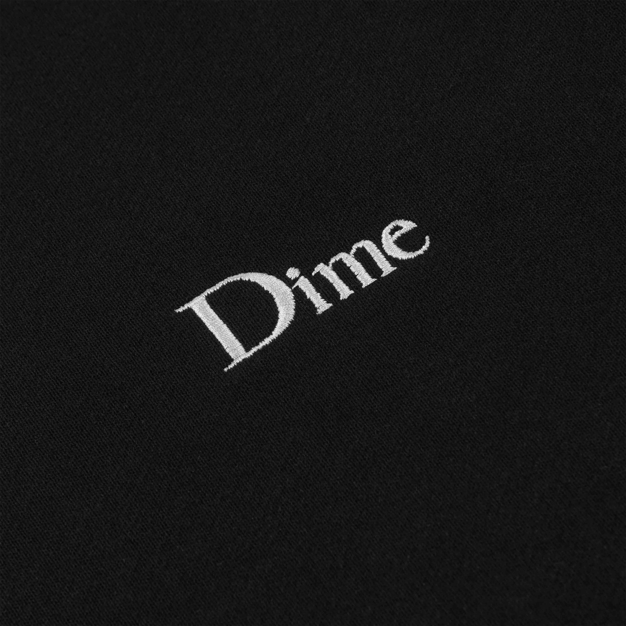 Dime Classic Small Logo Hoodie - Black Clothing_Dime