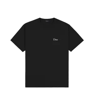 Dime Classic Small Logo T-Shirt - Black Clothing_Dime