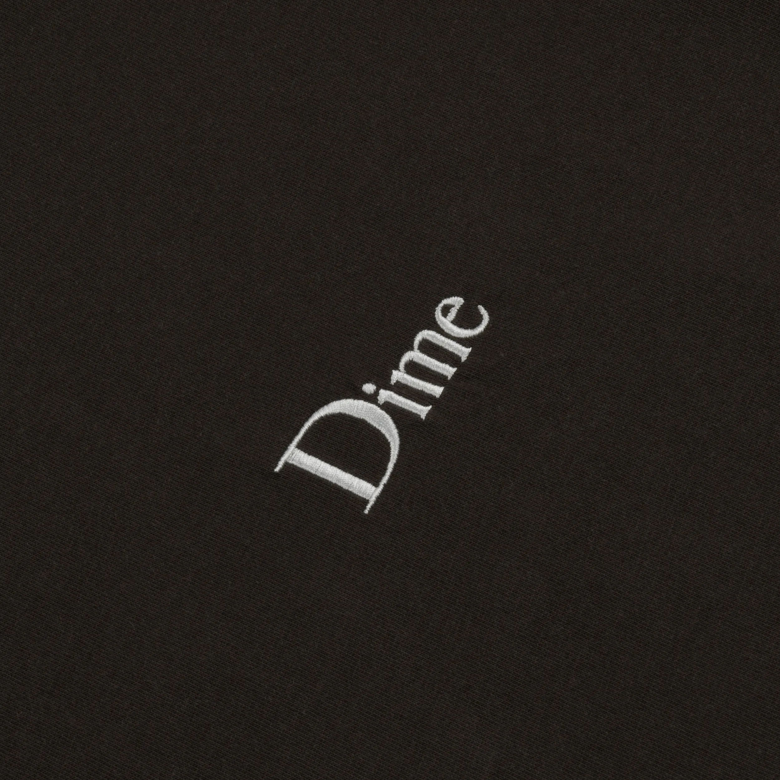 Dime Classic Small Logo T-Shirt - Vintage Black Clothing_Dime
