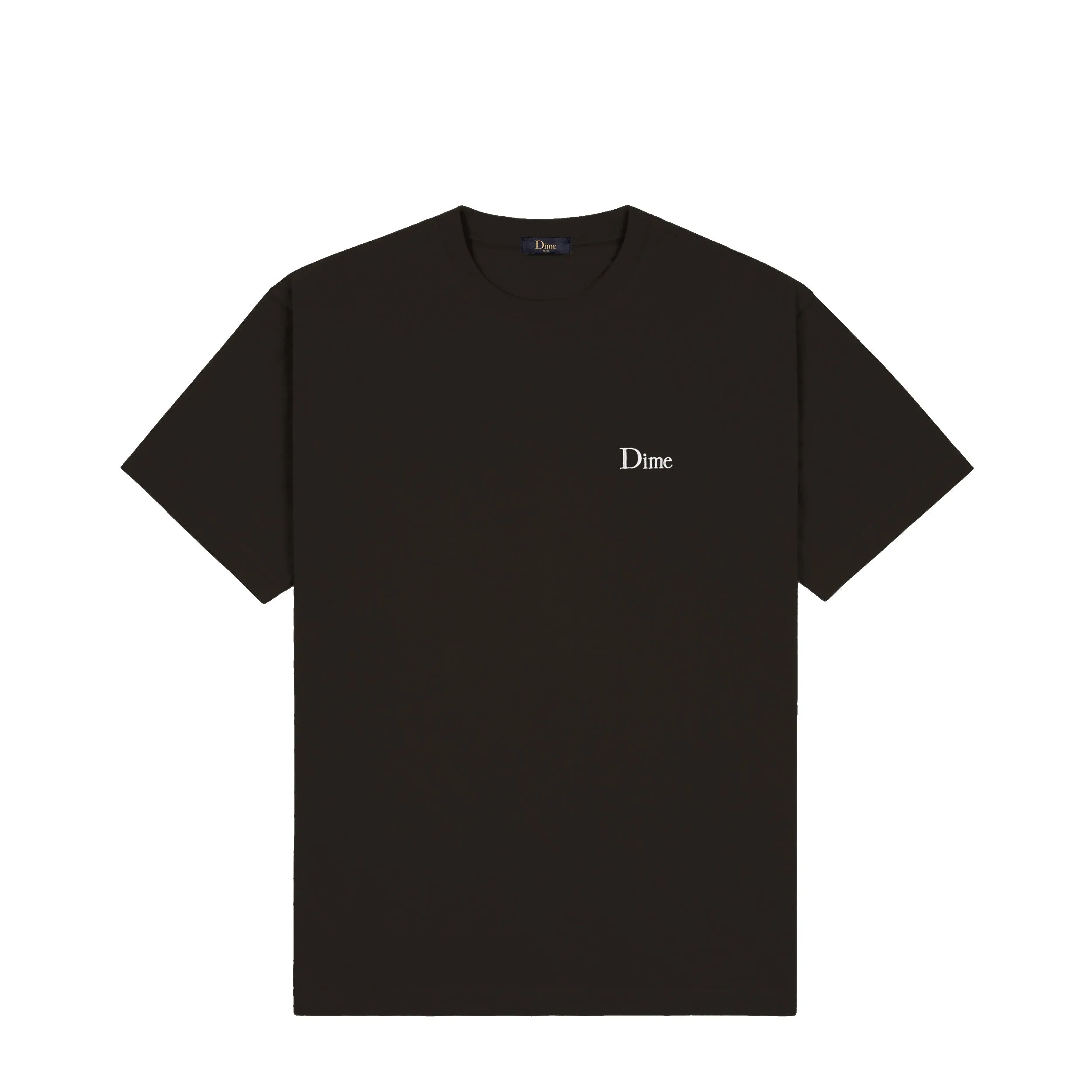 Dime Classic Small Logo T-Shirt - Vintage Black Clothing_Dime