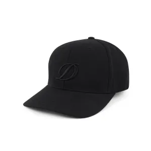 Dime Cursive D Full Fit Cap - Black Clothing_Dime