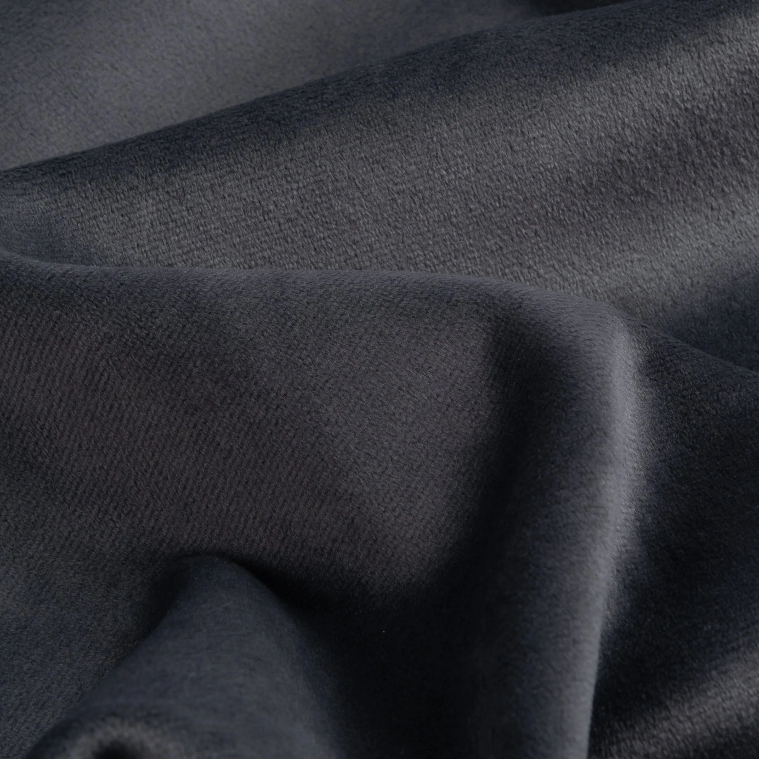 Dime Cursive Velvet Crewneck - Smoke Clothing_Dime