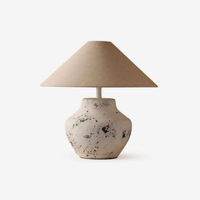 Distressed White Ceramic Table Lamp table lamp,bedside lamp,lighting decor