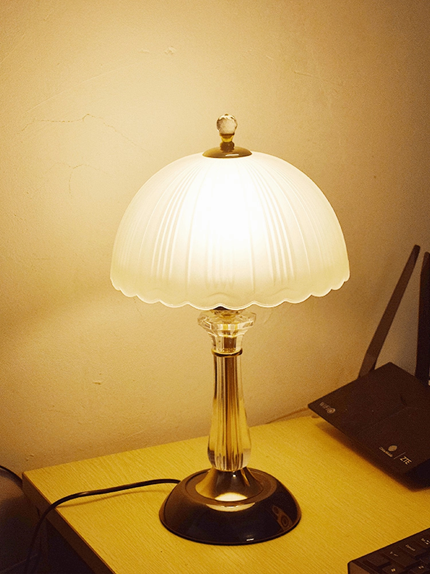 Domed Glass Table Light