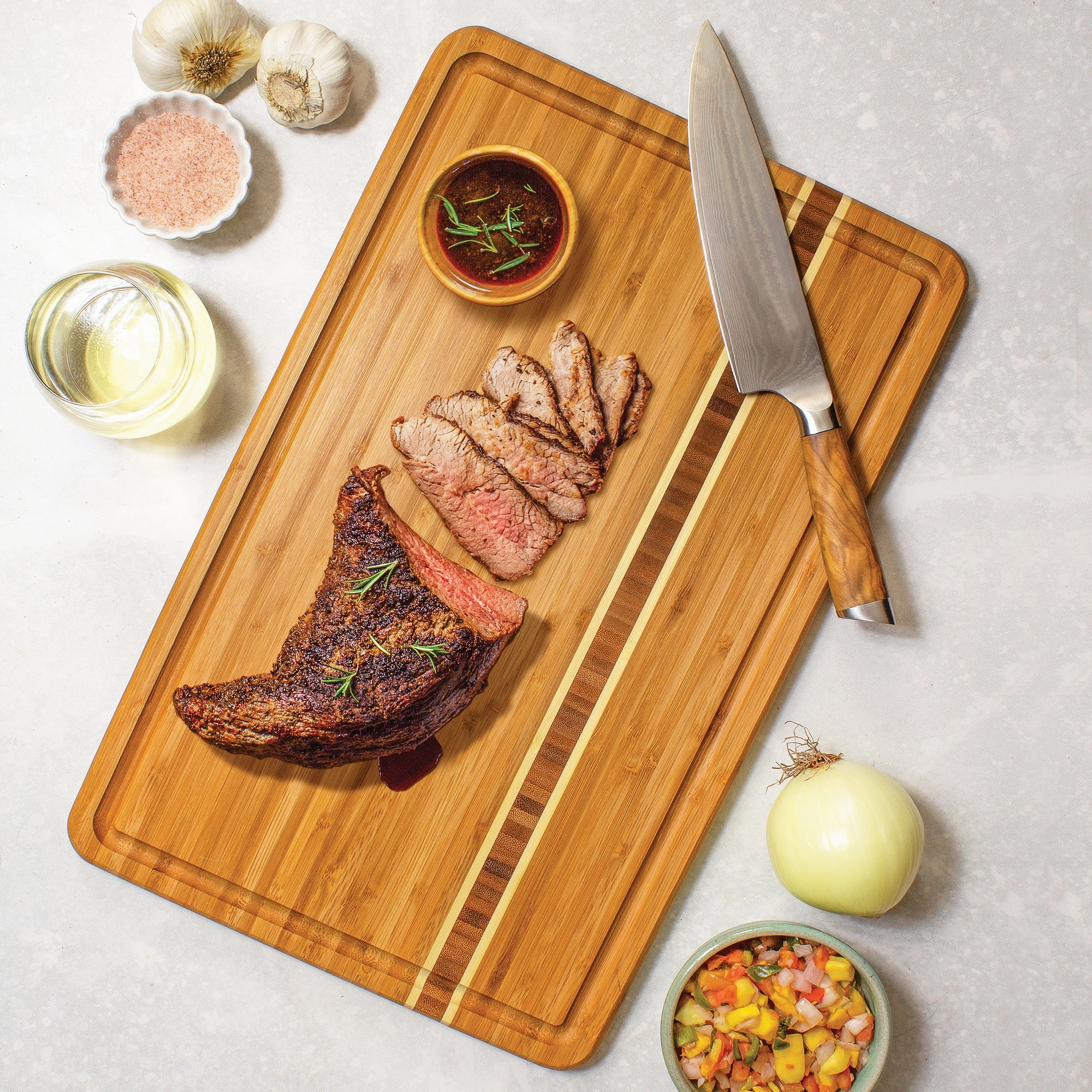 Dominica Carving Board, 20-5/8" x 12-1/2"