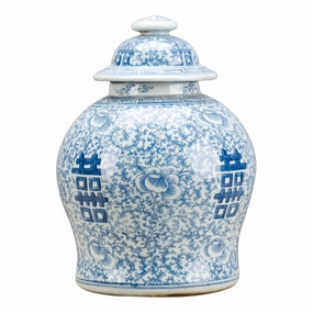 Double Happiness Ginger Jar vase,flower vase,home decoration