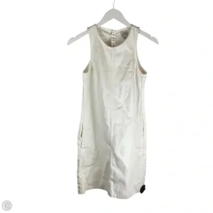 Dress Casual Midi By J. Crew In White Denim, Size: Xs j crew