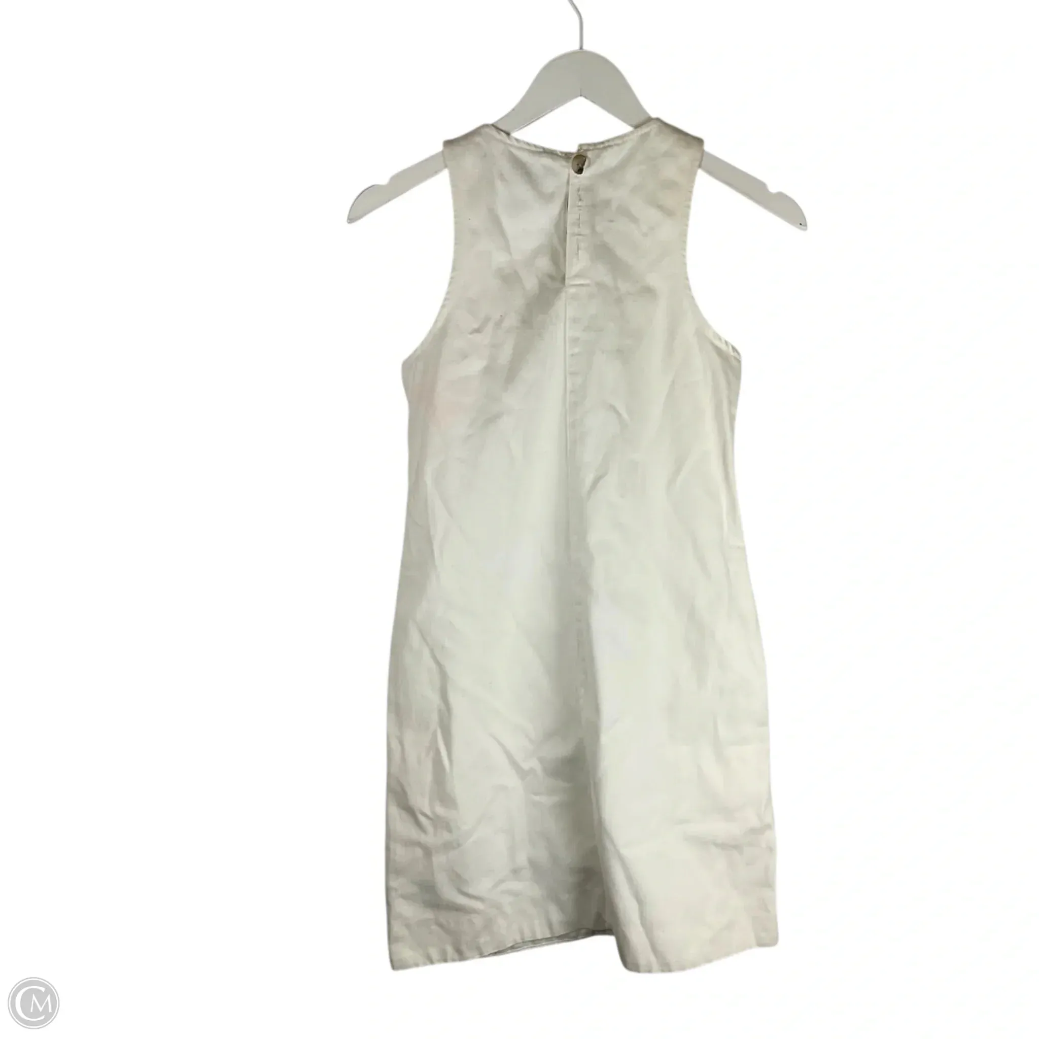 Dress Casual Midi By J. Crew In White Denim, Size: Xs j crew