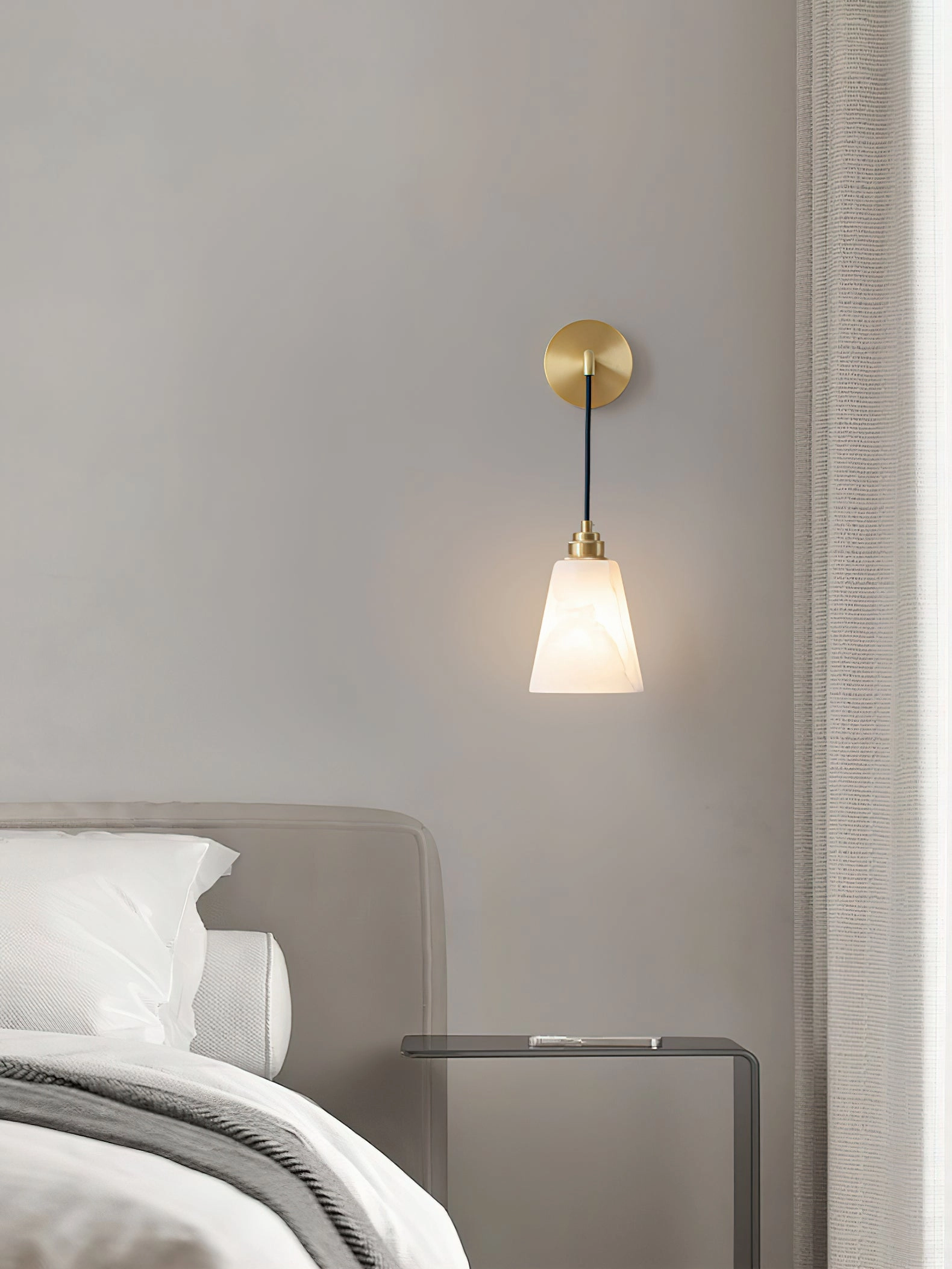 Droplet Alabaster Wall Lamp