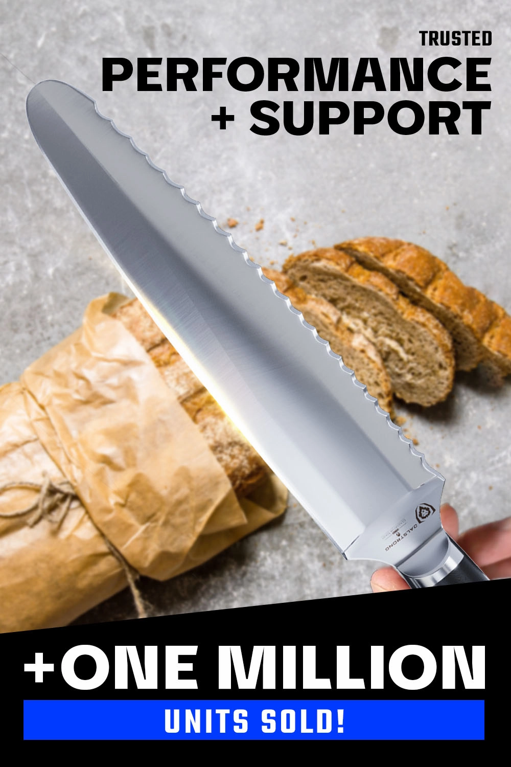 Dual-Sided Chef's Knife 8" | Gemini Twin Blade | Gladiator series | NSF Certified | Dalstrong 