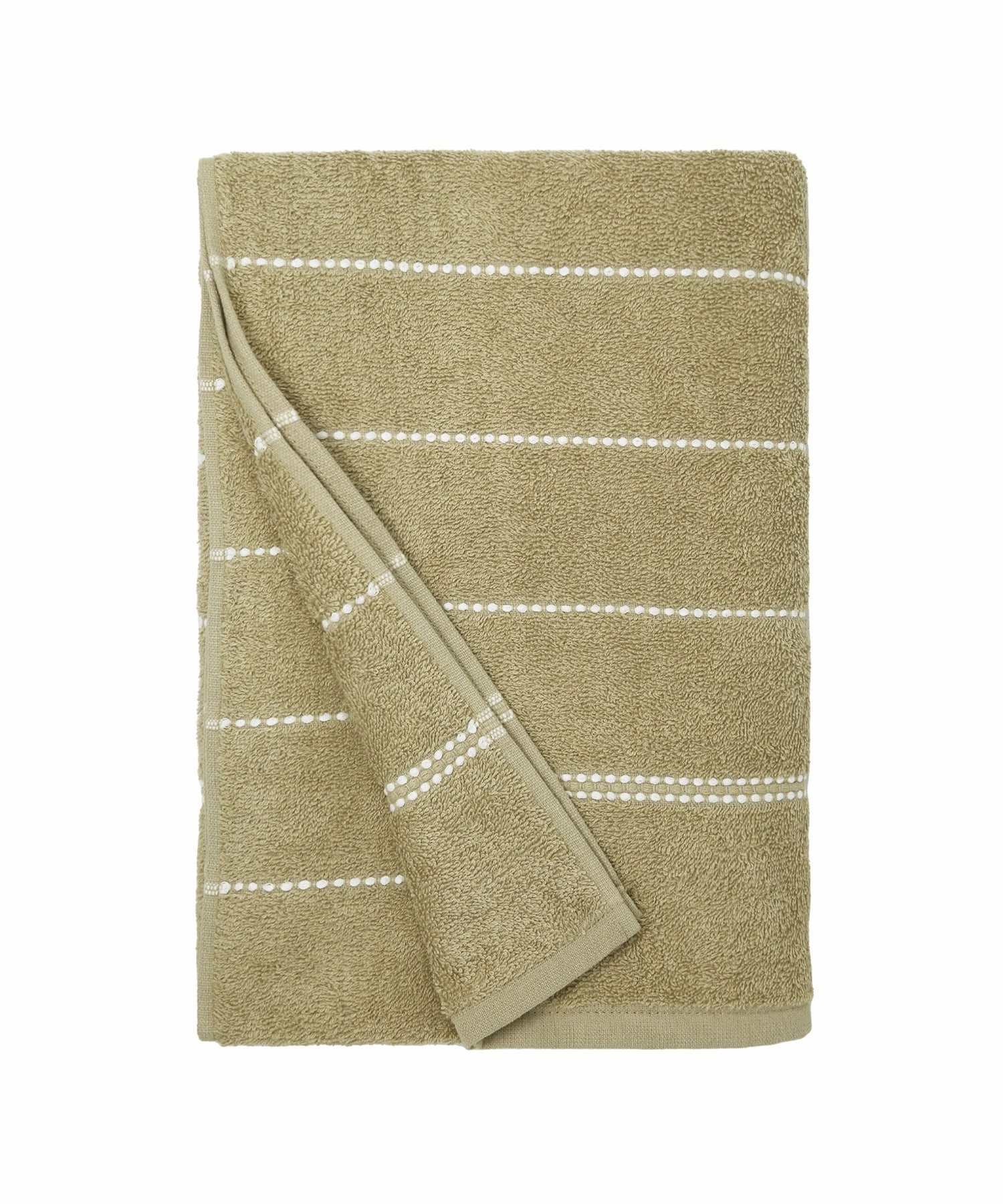 Dusk & Dawn Incense Wood Bath Towel, 400 GSM, Cotton Rich, Weft Insert Solid Towel, Brown