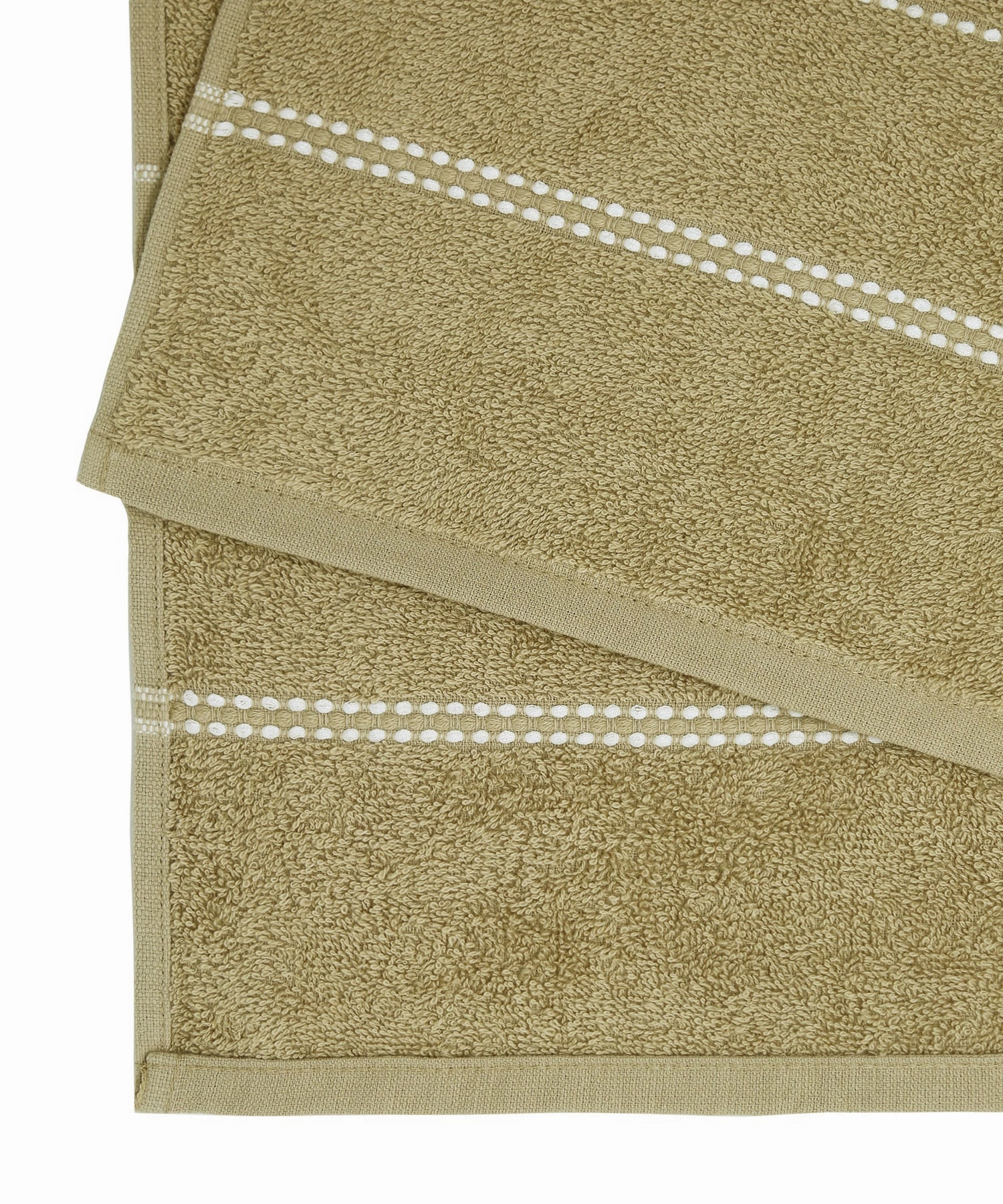Dusk & Dawn Incense Wood Bath Towel, 400 GSM, Cotton Rich, Weft Insert Solid Towel, Brown