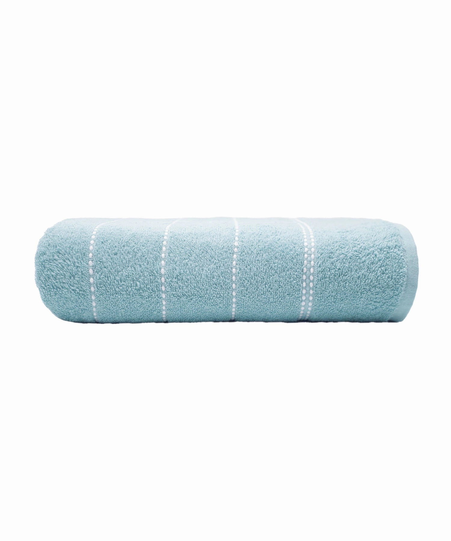 Dusk & Dawn Winter Teal Bath Towel, 400 GSM, Cotton Rich, Weft Insert Solid Towel, Blue