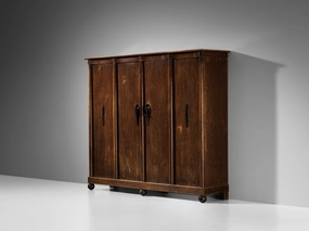 Early 1920s Willem Penaat Higboard in Oak storage cabinet,organizer,furniture storage